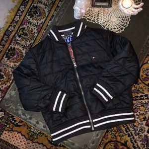 Tommy Hilfiger Boys Black Reversible Bomber